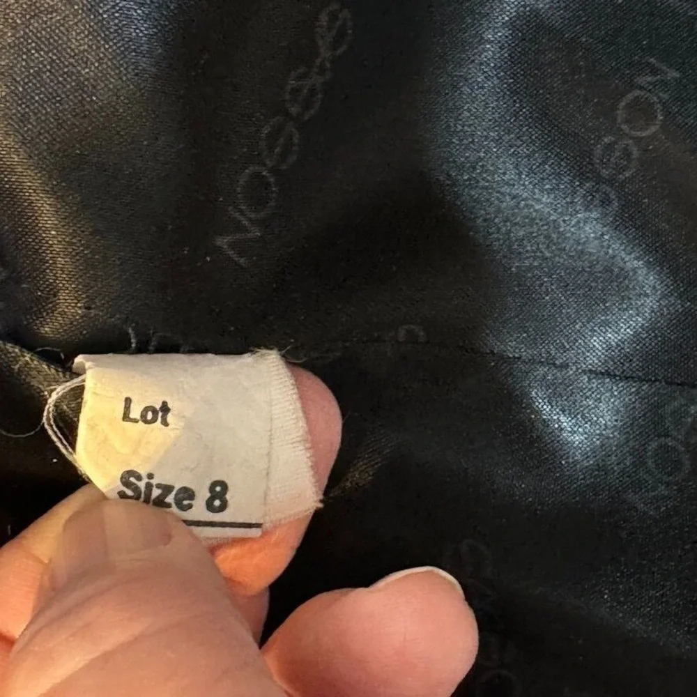 Vtg Sasson Glenoit Luxury Faux Fur Jacket Size 8 Black Made/USA ILGWU Retro 80s - Picture 9 of 15